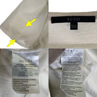 Gucci グッチ オールドエンブレム プリント Tシャツ ホワイト 並行品 Size XXL 福生店