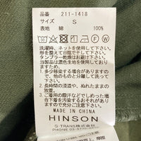 HINSON ヒンソン 211-1418 イージーカーゴパンツ オリーブ sizeS 瑞穂店