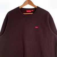 SUPREME シュプリーム 22AW Small Box Logo Crewneck Sweatshirt スモールボックスロゴ クルーネックスウェットトレーナー ブラウン Size M 福生店