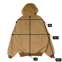 Carhartt カーハート J131 BRN メキシコ製 アクティブジャケット 裏サーマル ブラウン sizeXL 瑞穂店