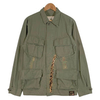 DENIM&SUPPLY RALPH LAUREN デニム&サプライ ラルフローレン ジャングルファティーグ ミリタリーフィールドジャケット リペア加工 リップストップ オリーブ Size S 福生店