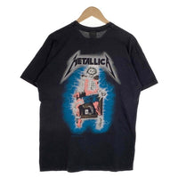 00`s METALLICA メタリカ RIDE THE LIGHTNING 半袖 Tシャツ ブラック FRUIT OF THE LOOMタグ Size L 福生店