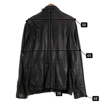 7 Diamonds M-65型 レザーフィールドジャケット ブラック Size 3XL 福生店