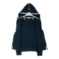 BILLIONAIRE BOY CLUB ビリオネアボーイズクラブ テープモチーフ フルジップ パーカー ブラック sizeM 瑞穂店