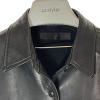 Ballet by BACKLASH バレエバイバックラッシュ 23-10-SH-01L Leather Shirt レザーシャツ ブラック sizeF 瑞穂店
