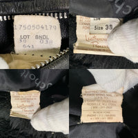 Schott ショット レザーシングルライダースジャケット ブラック 641 ボアライナー付 Size 38 福生店