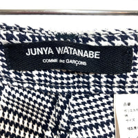 JUNYA WATANABE COMME des GARCONS ジュンヤワタナベ コムデギャルソン AD2003 千鳥 クロップドパンツ ブラック×ホワイト sizeS 瑞穂店