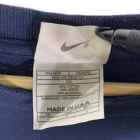 90's NIKE ナイキ ワンポイントジャンプマン刺繡 Tシャツ ジョーダン ネイビー USA製 Size L 福生店