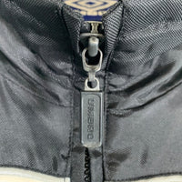 90’s UMBRO アンブロ ジップアップ ナイロンジャケット ブラック 中綿 パイピング Size UK M 福生店