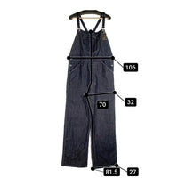 Dry Bones ドライボーンズ Cinch Buckle Denim Overalls シンチバックル デニムオーバーオール インディゴ DJ-934J Size XL 福生店