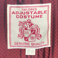ADJUSTABLE COSTUME アジャスタブルコスチューム ネイティブ柄 ダブルブレスト ショールカラーコート グレー Size 38 瑞穂店