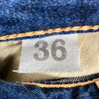 EVISU PARIS エヴィス ボタンフライ デニムパンツ ジーンズ インディゴ 白カモメペンキ Size 36 瑞穂店