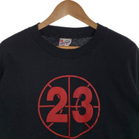 90-00's HOOP TOWN CHICAGO 23 マイケルジョーダン プリントTシャツ ブラック Size XL 福生店