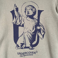 UNDERCOVER アンダーカバー 17AW SWEAT ANGEL U プリント クルーネックスウェットトレーナー チャコールグレー UCT4892-2 Size 3 福生店