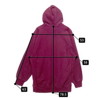 STEVE BARRY'S スティーブアンドバリーズ カレッジロゴ CENTRAL スウェット プルオーバーパーカー ボルドー sizeL 瑞穂店