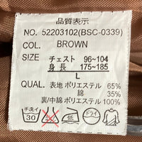 BEN DAVIS ベンディビス ダービージャケット カップショルダー ブラウン sizeL 瑞穂店