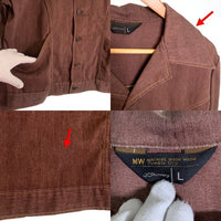 70's J.C.Penney ジェイシーペニー デニムジャケット ボルドー Size L 福生店