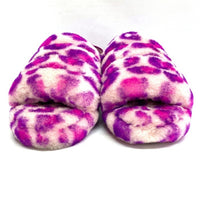 UGG アグ 1117153 Fluff Yeah Slide Leopard フラッフ イヤー スライド レオパード サンダル パープル size24cm 瑞穂店
