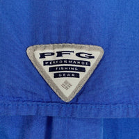 Columbia コロンビア PFG フィッシング シャツ ブルー 半袖 FM7130 Size S 福生店