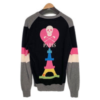 MARK&LONA マークアンドロナ Belleville Cahemere Sweater カシミヤ クルーネックセーター グレー MLM-2D-AB07 ゴルフ Size 48 福生店