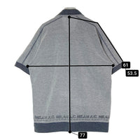 LOTTO ロット 90's ACミラン ポロシャツ 胸刺繍 グレー sizeXL 瑞穂店