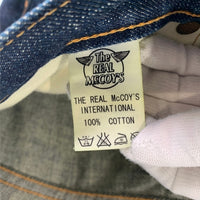 THE REAL McCOY`S リアルマッコイズ Lot004 テーパードデニムパンツ ジーンズ インディゴ Size 31 福生店