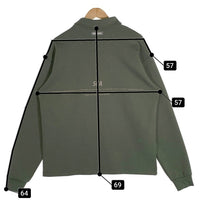 WIND AND SEA ウィンダンシー ポンチスウェット ロングスリーブポロシャツ オリーブ WDS-O-MILTECH-23-Q2-CS-03 Size M 福生店
