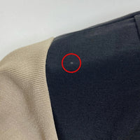 UNITED TOKYO ユナイテッドトウキョウ アシンメトリー テーラーシャツワンピース ベージュ ブラック 142110003 Size 2 瑞穂店