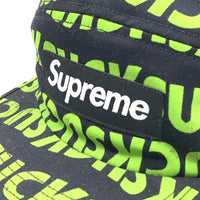 SUPREME シュプリーム 16AW Suck Camp Cap サック キャンプキャップ ブラック グリーン 福生店