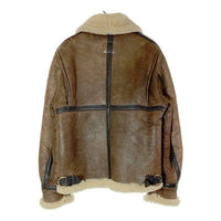 SCHOTT ショット 18606 B-3 ムートンレザージャケット USA製 ブラウン size38 瑞穂店