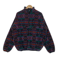 Jack Wolfskin ジャックウルフスキン ハーフジップ フリース プルオーバージャケット 総柄 ポルトガル製 Size L相当 福生店