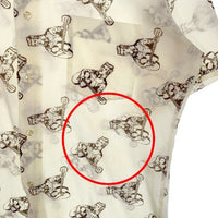 US古着 70's Elvis Presley エルヴィスプレスリー 半袖シャツ 総柄 フルーツオブザルーム Size L 福生店