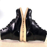 HYSTERIC GLAMOUR ヒステリックグラマー 6HOLE BLACK JUMP BOOT 6ホール レースアップレザーブーツ ブラック トゥガード 0263QS08296 Size 26cm 福生店