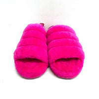 UGG アグ 1095119 フラッフ イヤー スライド ボア サンダル ピンク 24cm 瑞穂店