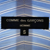 COMME des GARCONS HOMME コムデギャルソンオム HQ-B042 AD2015 ストライプ パッチワーク 半袖シャツ ホワイト sizeS 瑞穂店