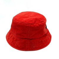 STUSSY HATS ステューシー 90's ロゴ刺繍 バケットハット レッド sizeL/XL 瑞穂店