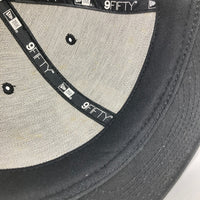 A BATHING APE アベイシングエイプ 24karats トゥエンティーフォーカラッツ New Era ニューエラ サル刺繍 型押し 9FIFTY キャップ ブラックxゴールド sizeF 瑞穂店