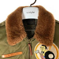 BUZZ RICKSONS バズリクソンズ BR10994 BR11281 BR11325 タンカースジャケット カーキ size44R※所々変色あり 瑞穂店