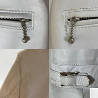 Lewis Leathers ルイスレザー 551 DOMINATOR ドミネーター シングル ライダース ジャケット ホワイト size38 瑞穂店