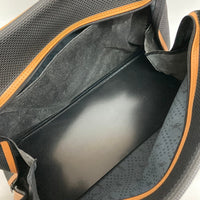 YSLイヴサンローラン YVES SAINT LAURENT PVC ボストンバッグ ブラック 瑞穂店