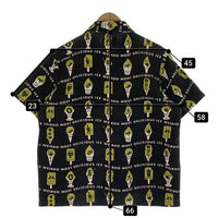 WEIRDO ウィアード 18SS ICE MANIA 総柄 半袖シャツ ブラック WRD-18-SS-26 Size L 福生店