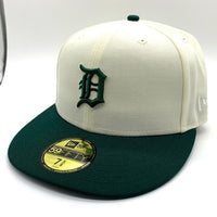 NEWERA ニューエラ Detroit Tigers MIMOSA BLAST デトロイト タイガース THE CAP別注 59FIFTY ベースボールキャップ サイドパッチ ダークグリーン オフホワイト Size 7 5/8 (60.6cm) 福生店