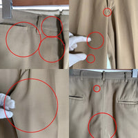 50's 60's NOVAKOFF BROS. (ROYAL CLOTHING CO. INC.) ノバコフ・ブラザーズ ロイヤル クロージング MILITARY TROUSER CHINO PANTS ミリタリー チノ トラウザー パンツ ベージュ Size ウエスト約76cm 福生店