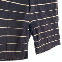 sacai サカイ 13SS Border short pants ボーダーショートパンツ コットン チノ切替 ネイビー 13-00407M Size 1 福生店
