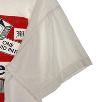Buttwiser バットワイザー パロディ プリントTシャツ ホワイト Size XL 福生店