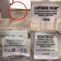 CAPTAINS HELM キャプテンズヘルム SUMMER CORDUROY PANTS サマーコーデュロイパンツ ベージュ Size L 福生店