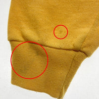 Levi's リーバイス イタリア製 肩デニム切替 スウェットトレーナー イエロー sizeL 瑞穂店