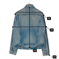 SUGAR CANE シュガーケーン SC1962 DENIM JACKET 1962 MODEL 3rd デニム トラッカージャケット Gジャン ライトインディゴ szie38 瑞穂店