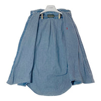 POLO COUNTRY ポロカントリー 90's マレーシア製 ボタンダウン デニムシャツ インディゴ sizeM 瑞穂店