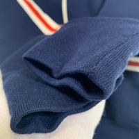 70's Scrambler by Triton スクランブラー ジップアップフーディー パーカー トリコロール ネイビー ポーランド製 Size L 福生店